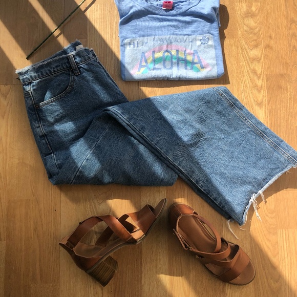 OAK + FORT Denim - Oak + Fort Raw Hem Jeans